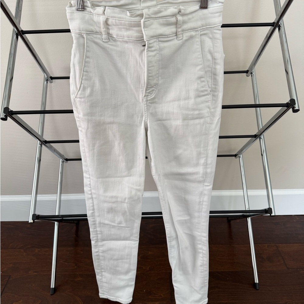 Express Women's White Ankle & Cropped Jeans